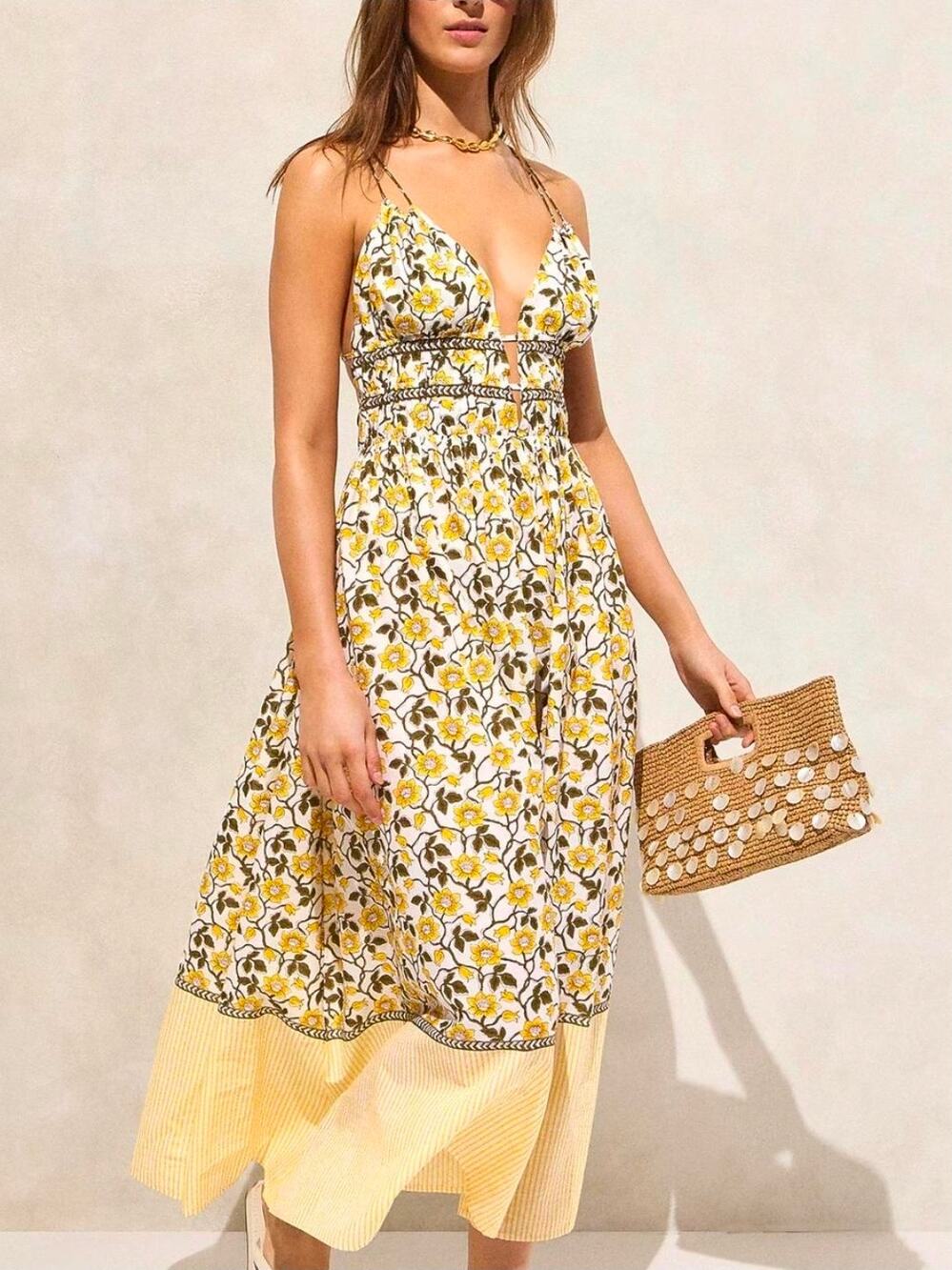 J. Crew Collection Cotton Voile Plunge Maxi Dress. 100% cotton Size M. Ret. $148
